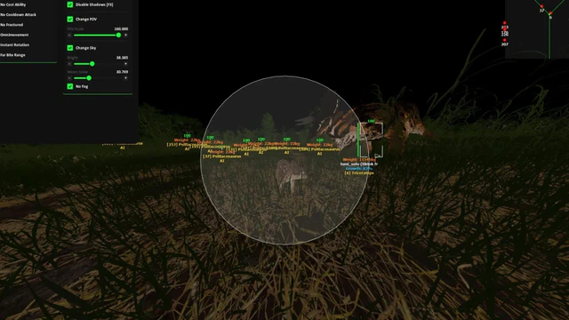 Tune Bite Assist and ESP in Practice Before Official — The Isle cheat gameplay screenshot